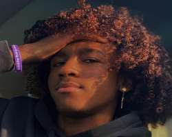 He loves to color his hair.
